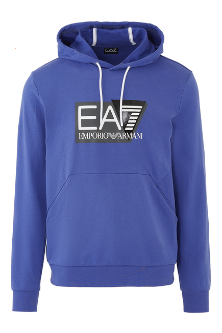 EA7 Train Visibility Logo Hoodie